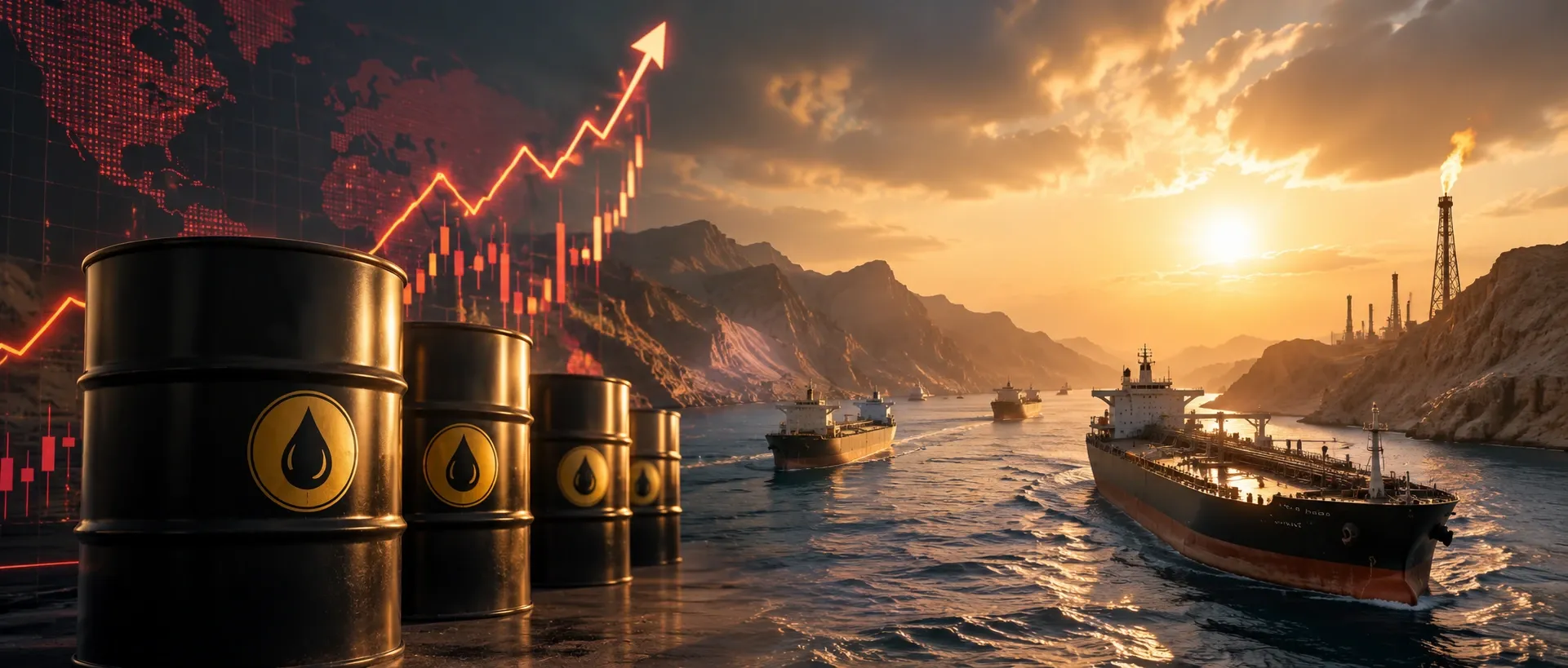 Oil Prices Climb as Oman-Iran Talks on Strait of Hormuz Stall