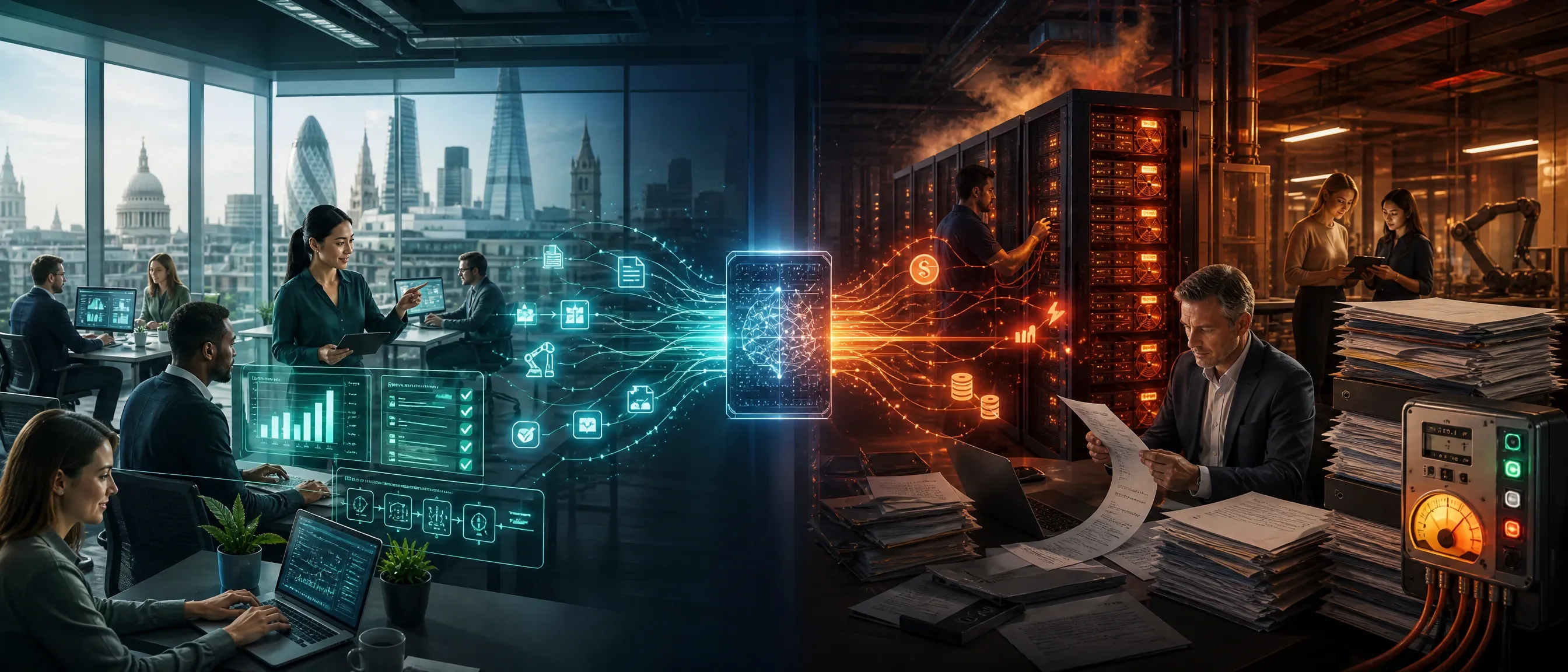 AI Boosts UK Productivity but Raises New Costs