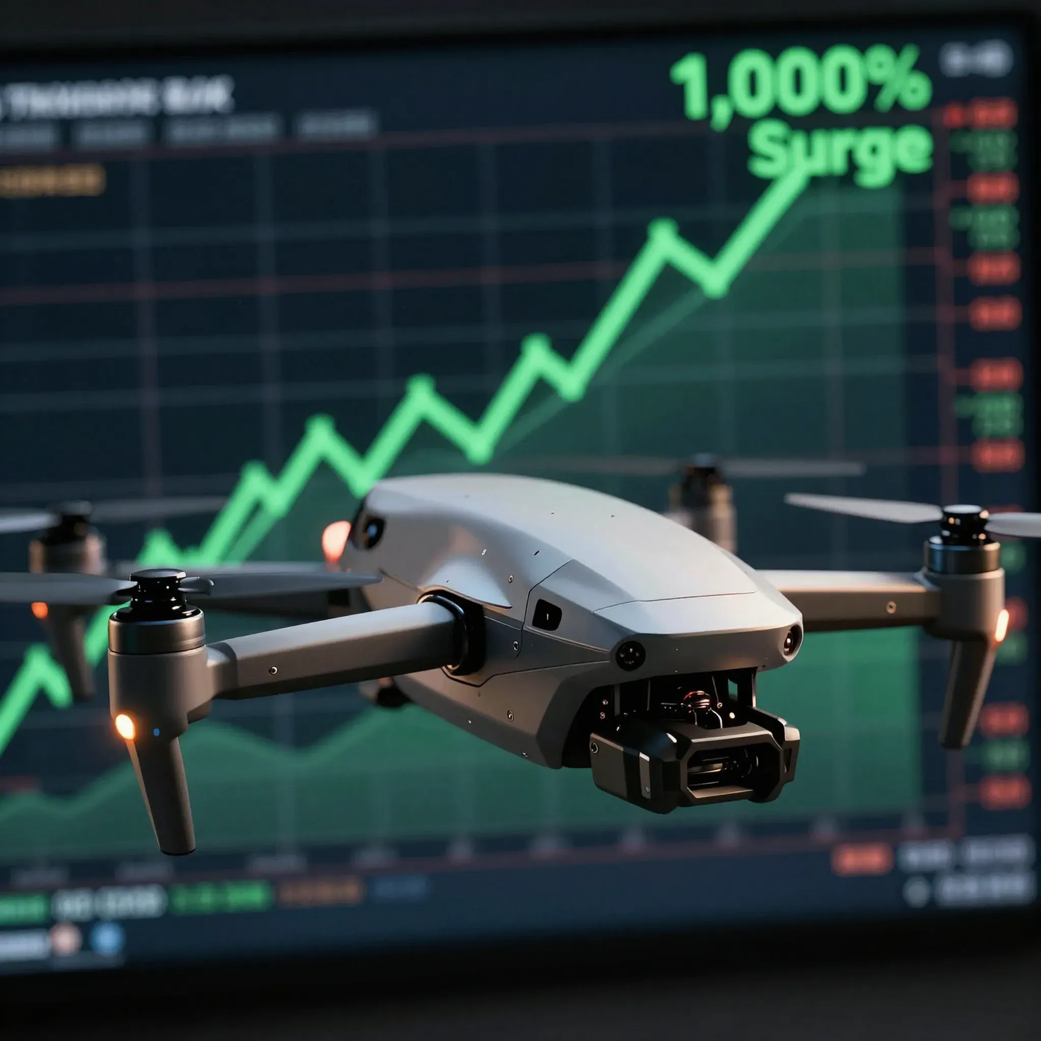 Drone Tech Maker’s 1,000% Surge Shows Latest Wall Street Fad