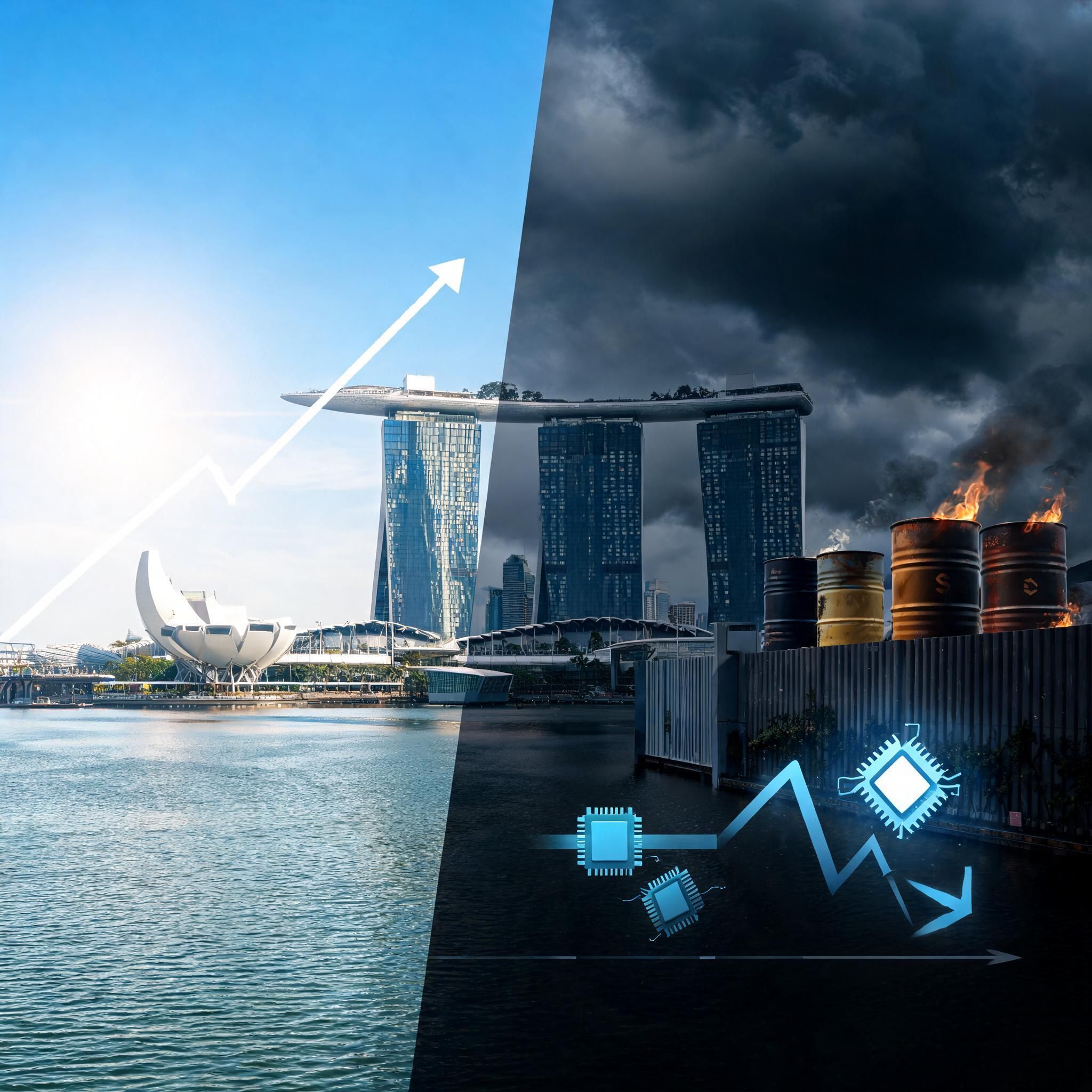 Singapore Warns GDP Outlook Dims Despite First Quarter Beat