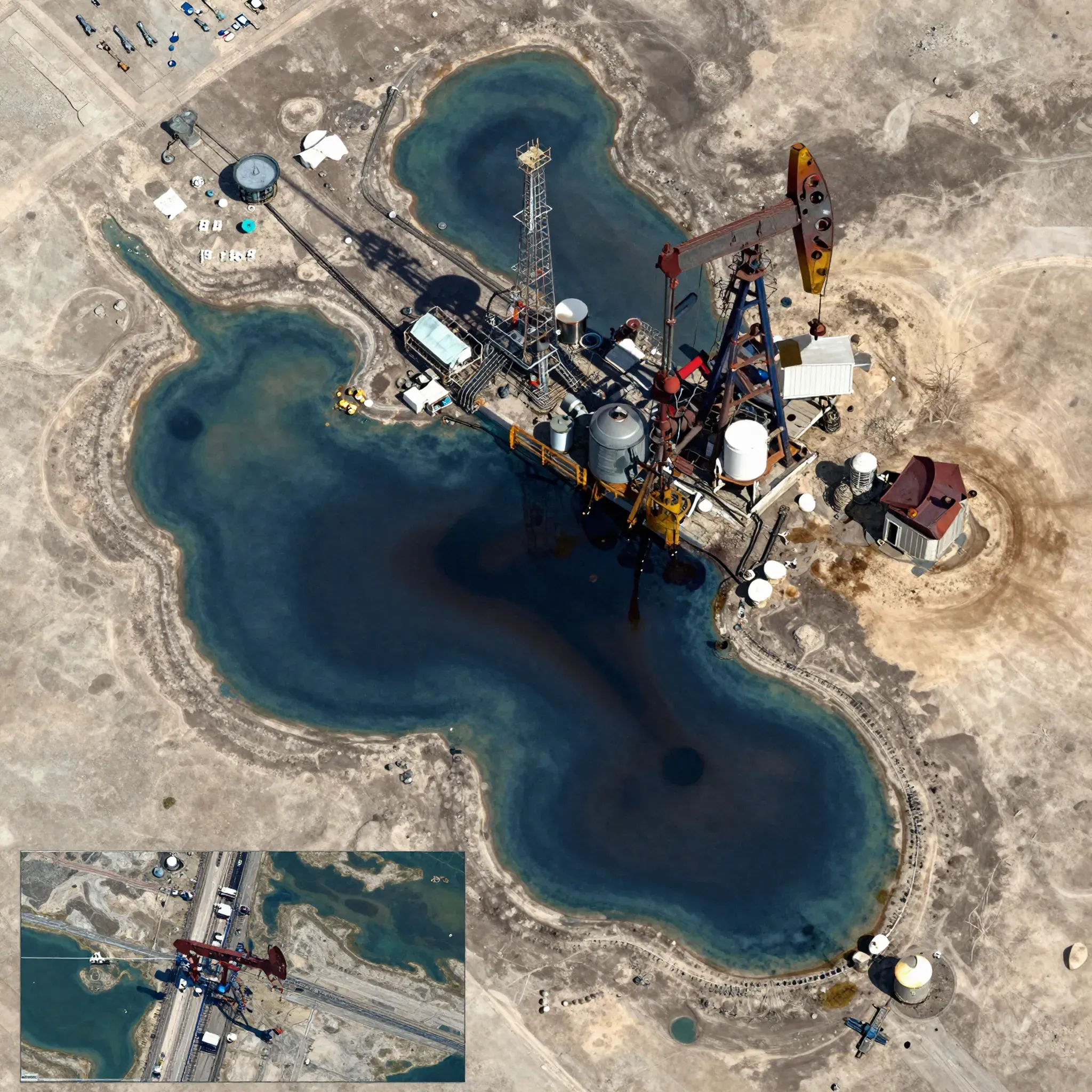 Satellite Images Show Persian Gulf Oil Slicks Growing During War