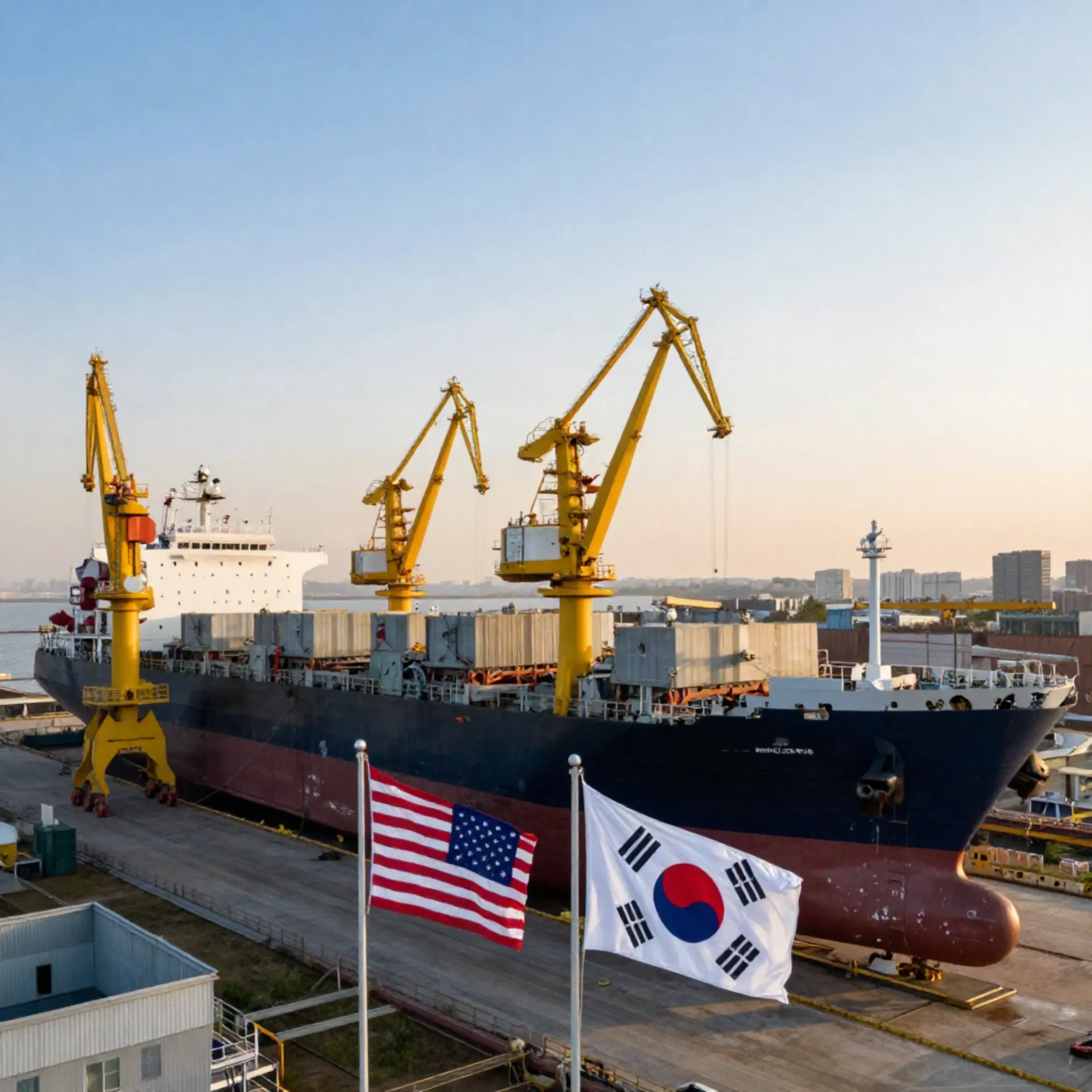 Trump, Korea’s Lee Agree to Deepen Shipbuilding Cooperation